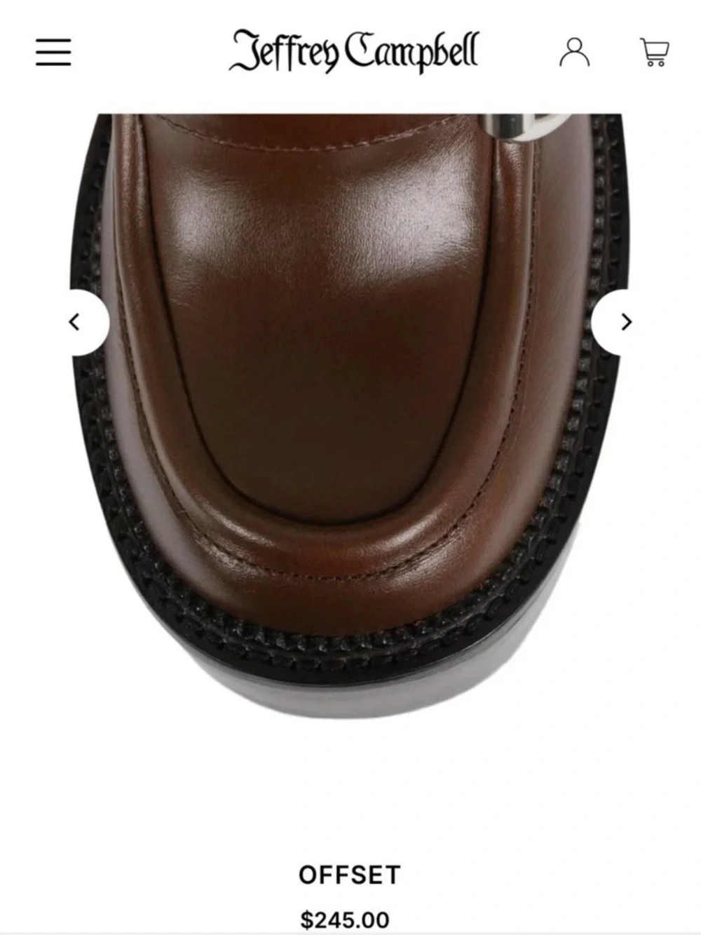 Jeffrey Campbell OFFSET Chunky Platforms *Sold Out* MRSP $245 - Picture 5 of 11